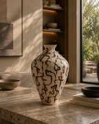 3 mixed color vase