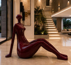 lady on  floor